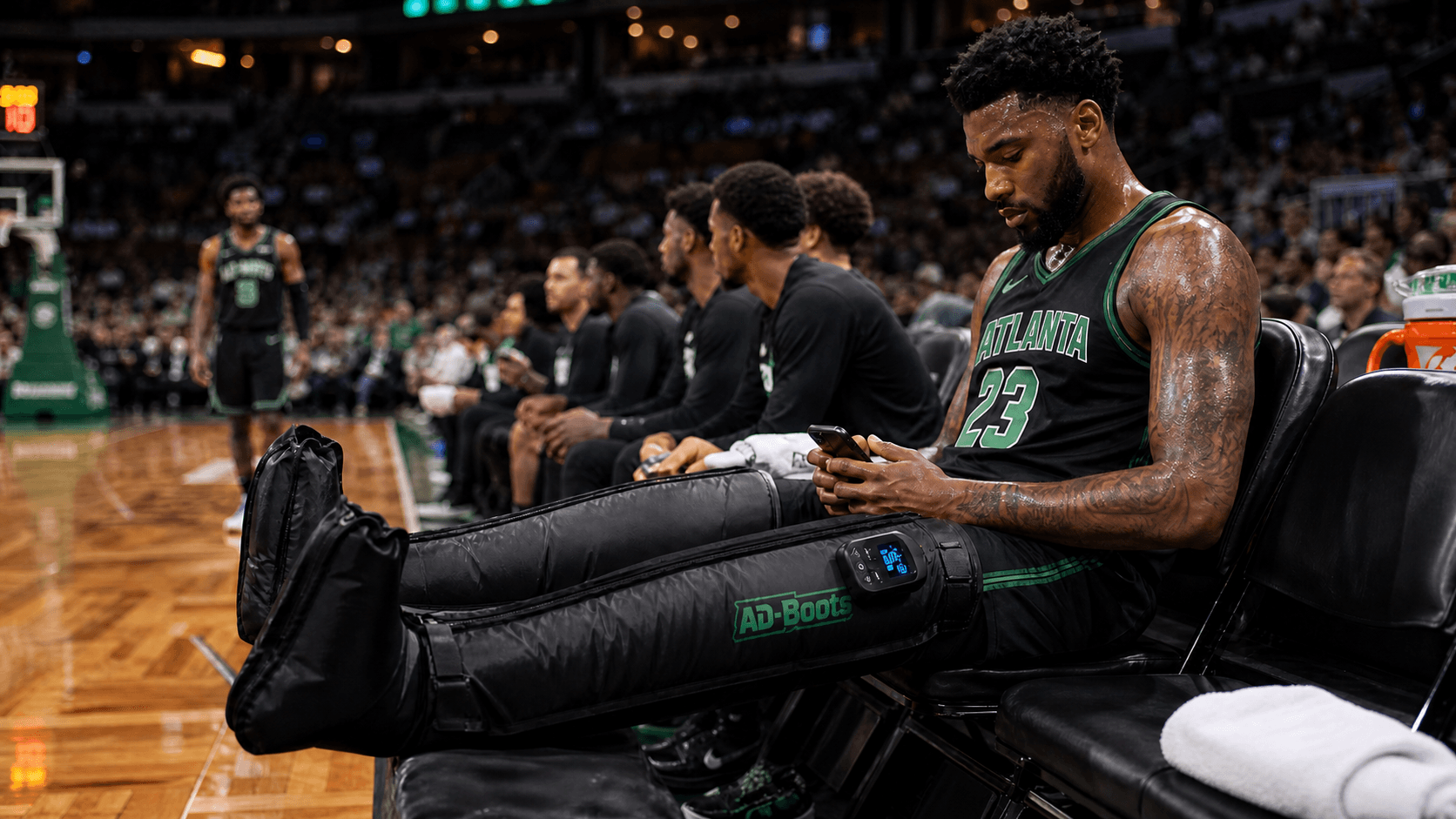 Ad Boots utilisé en NBA